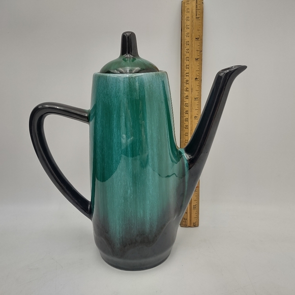 Blue Mountain Coffee/Tea Pot chipped lid - Picture 9 of 11